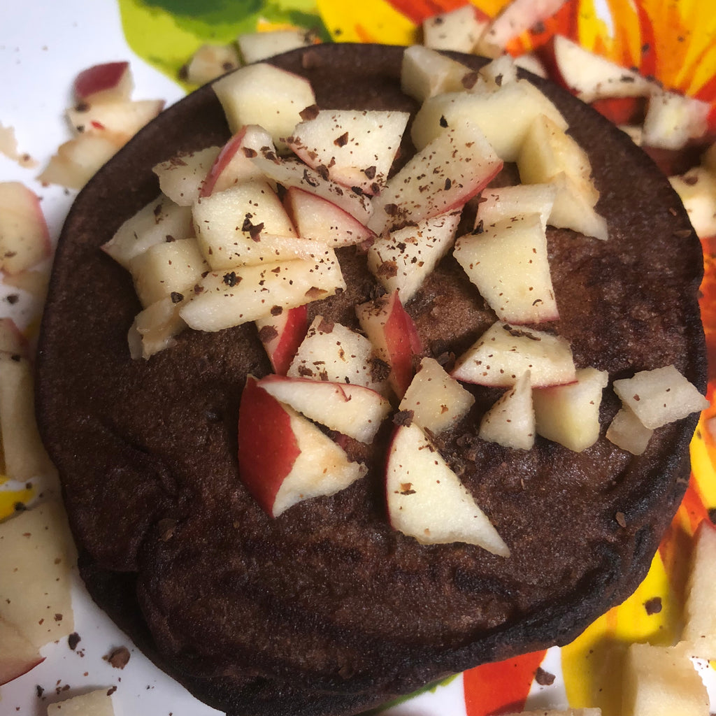 Simple Delicious Apple Pie Alkaline Pancakes - Dr. Sebi Approved